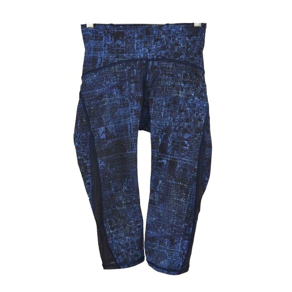 lululemon Train Times Crops 17" Size 4 in City Lights Multi Black - Picture 1 of 4